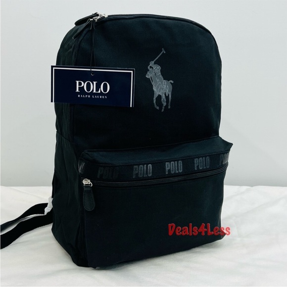 Polo Ralph Lauren Backpack Bookbag Travel Gym Carryon Overnight bag NEW - Picture 1 of 11